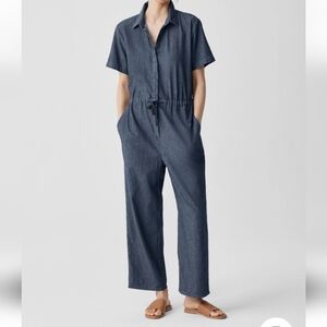 Eileen Fisher Organic Cotton Twill Jumpsuit